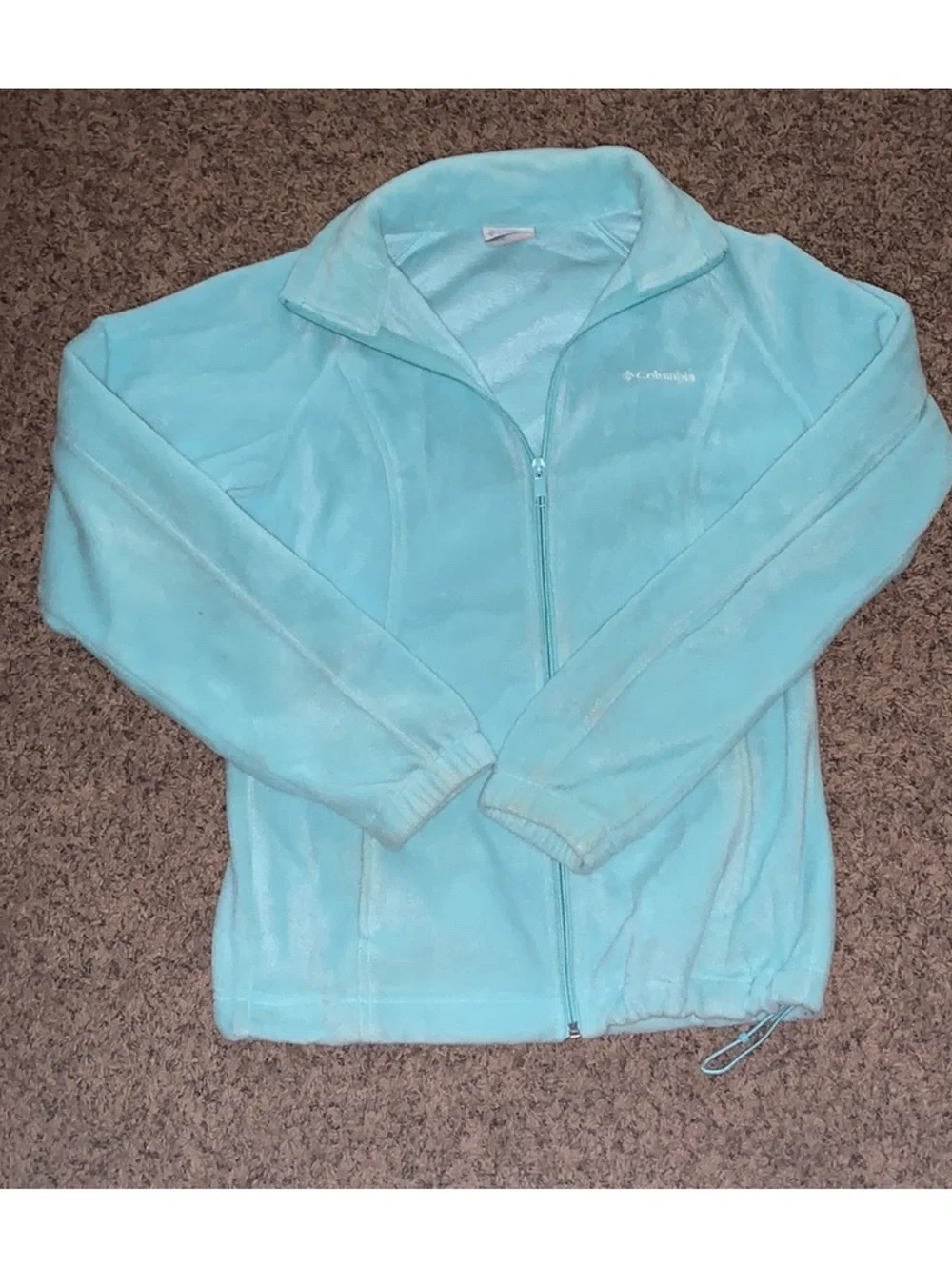 Columbia Aqua Blue Kids Fleece Jacket